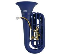 Classic Cantabile MardiBrass Bb-Tuba in plastica - Estremamente leggera e molto stabile - Corpo in ABS plastica - Bocchino e meccanica in ottone - con custodia e bocchino - Colore: Blu Opaco