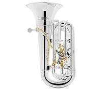 Classic Cantabile MardiBrass Bb-Tuba in plastica - Estremamente leggera e molto stabile - Materiale corpo: plastica ABS - Bocchino e meccanica in ottone - con gigbag e bocchino - Colore: Argento