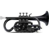 Classic Cantabile Cornetta MardiBrass in Sib Plastica, Valvole Alluminio, 520g, borsa bocchino nero