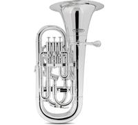 Classic Cantabile MardiBrass Euphonium Bb In Plastica - 4 Valvole In Alluminio - Solo 2,2 Kg - Inclusi Bocchino E Custodia Morbida - Argento