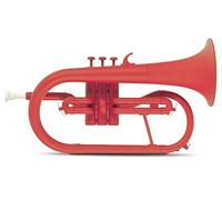Classic Cantabile MardiBrass Flicorno in ABS Plastica - Valvole Perinet - 600g leggero - Diametro: 11,5 mm - incl. bocchino e custodia - matt rosa
