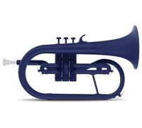 Classic Cantabile MardiBrass Flicorno in plastica ABS - Valvole Perinet - 600g leggero - Foratura: 11,5 mm - incl. bocchino e custodia - opaco blu