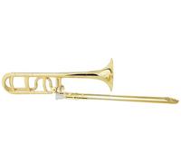 Classic Cantabile MardiBrass Trombone Quart Bb/F in Plastica Oro, 9 mm