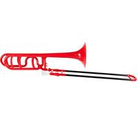 Classic Cantabile MardiBrass Trombone Quart in ABS Plastica - Accordatura Bb/F - Coulisse in fibra di vetro - 850g leggera - Foratura: 13,9 mm - incl. bocchino e gigbag - rossa