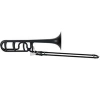 Classic Cantabile MardiBrass Trombone Quart in plastica ABS - accordatura Bb/F - coulisse in fibra di vetro - 850g leggera - foro: 13,9 mm - incl. bocchino e custodia - nero opaco