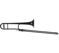 Classic Cantabile MardiBrass Trombone Tenore in ABS Plastica - Accordatura Bb - Coulisse in Fibra di Vetro - 660g leggera - Foratura: 12 mm - incl. Bocchino e Gigbag - nero