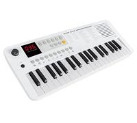 Classic Cantabile MINI-37 Tastiera - 37 Mini-Tasti - Alimentazione via USB-C o batterie - 100 suoni e ritmi - USB-MIDI - Altoparlante e uscita cuffie - bianco-grigio