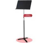 Classic Cantabile OSE-01 Leggio per Orchestra - Leggio pieghevole stabile in alluminio - Regolazione continua in altezza 65 - 117 cm - Adatto per bambini, adolescenti e adulti - nero