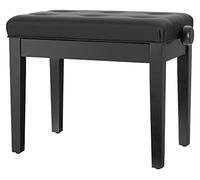 Classic Cantabile Panca per pianoforte Modello D nero opaco