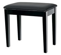 Classic Cantabile Panca per pianoforte Modello S con Scomparto nero lucido