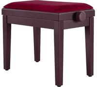 Classic Cantabile Panchetta pianoforte, velluto rosso, palissandro mass. | Velluto rosso, struttura palissandro, regolabile in altezza 48 - 58 cm, legno massiccio, meccanica a doppia croce
