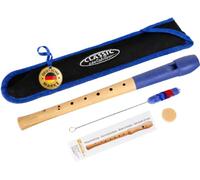 Classic Cantabile Pivella Flauto Dolce Blu, diteggiatura barocca