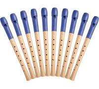 Classic Cantabile Pivella Flauto Dolce Blu, diteggiatura barocca set da 10