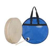 Classic Cantabile SD-16 Tamburo Sciamanico 16" Set con Borsa - Con pelle di capra - Diametro: 41 cm - Profondità: 7 cm - Effetto stimolante - Con supporto - Include bacchetta e borsa