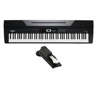 Classic Cantabile SP-150 BK Stagepiano SET incl. pedale (88 tasti soft-touch, dinamica di tocco, MIDI, USB, funzione registrazione e accompagnamento, incl. leggio, alimentatore, pedale sustain) nero