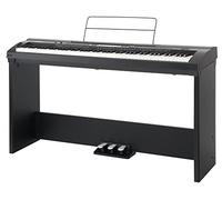 Classic Cantabile SP-250 BK Stagepiano nero Set completo incl. supporto | 88 tasti a martello autentici con dinamica di tocco, Polifonia max: 128, 600 voices, 120 brani incl. 5 brani utente, 5 demo
