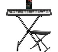 Classic Cantabile SP-316 Pianoforte da palco Set Panca Supporto Nero Pedale