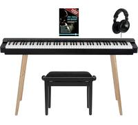 Classic Cantabile SP-316 Stage Piano Home Set Nero, 20 Voices, 20 ritmi | 88 tasti dinamici a martello, Pesatura graduata dei tasti, Tecnologia DAAS-Sampling, Polifonia massima: 128 voci, 35 mm)