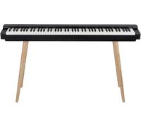 Classic Cantabile SP-316 Stage Piano con meccanica a martello e DAAS-Sampling - polifonia a 128 voci, altoparlanti integrati 2x15 W, MIDI & Bluetooth - Set Supporto Design S-316 - Nero