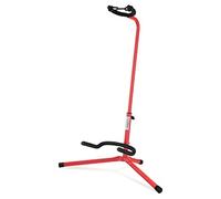 Supporto Stand Porta Universale Chitarra Basso Elettrica Acustica Leggero Rosso