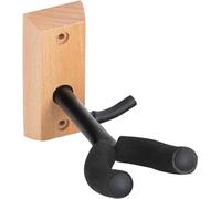 Classic Cantabile Supporto A Muro Per Violino In Legno (con supporto per archetto, imbottitura in gomma piuma sulla forcella, facile da montare con due viti)