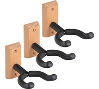 Classic Cantabile Supporto da Parete in Legno per Chitarre Set da 3