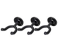Classic Cantabile Supporto da Parete per Chitarre Nero Set da 3, 5 cm