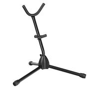 Classic Cantabile Supporto per Sassofono AS-2009 per Alto, Tenore | Supporto compatto per sassofono alto e tenore, Appoggi morbidi imbottiti, Piedi gommati per una presa sicura, Peso: 1, 0 kg