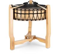 Classic Cantabile Tamburo Sciamanico 20" - tamburo rituale/meditazione a doppia pelle di capra; incl treppiede, borsa e 2 mazzoli in feltro. Suono profondo e risonante per yoga, guarigione e rituali.
