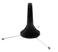 Classic Cantabile TS-153 Supporto per Tromba anche per Cornetta e strumenti a fiato simili (base circa 25 cm di diametro) nero