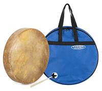 Classic Cantabile TSD-18 Tamburo Sciamanico Tradizionale con Pelle di Cavallo 18" Set con Borsa - Diametro: 46 cm - Profondità: 8 cm - Effetto Stimolante - Con Supporto - Include Bacchetta e Borsa