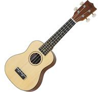 Classic Cantabile Ukulele Soprano “Natural” - Mensura: 34 cm - Lunghezza: 53 cm - 15 tasti - realizzata con legni pregiati - meccaniche scorrevoli - corde in nylon - finitura opaca
