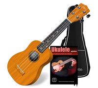 Classic Cantabile US-100 NAT Ukulele Soprano Naturale Set in orsa +