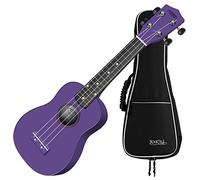 Classic Cantabile US-100 Set Ukulele Soprano -Ukulele hawaiano per principianti, corde in nylon e custodia inclusa. Facile da suonare ideale per viaggi, tempo libero, lezioni, campeggio. Colore viola