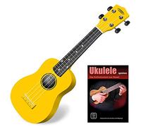 Classic Cantabile US-100 YE Ukulele Soprano Gialla Set con Manuale di Apprendimento