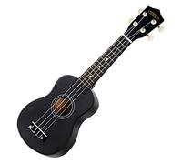 Classic Cantabile US-50 BK Ukulele soprano - Ukulele con 12 tasti - meccaniche per chitarra scorrevoli - corde in nylon bianche - Nero