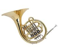 Classic Cantabile WH-701L Corno Francese Bb per Bambini (intonazione in Si?, ideale per 9-14 anni, tubo bocchino: ottone dorato, campana e corpo: ottone, incl. custodia leggera)