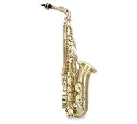 Classic Cantabile Winds AS-450 Eb Brushed Alto Sax (Sax Alto, ottone spazzolato, intonazione Eb, chiave high F#, meccanica tasti molto ergonomica)
