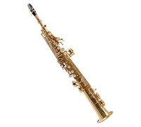 Classic Cantabile Winds SS-450 Sassofono Soprano Bb (ottone, verniciato trasparente, chiave alto fa#, meccanica ergonomica)