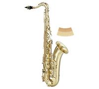 Classic Cantabile Winds TS-450 Brushed Bb Sassofono Tenore - Accordatura Bb - Chiave alto-Fa# - Set Risparmio con 10 Ance per Sassofono