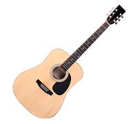 Classic Cantabile WS-10NAT Chitarra Western (Dreadnought, Western acustica, corde in acciaio, principianti & avanzati) naturale