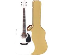 Classic Cantabile WS-10WH-CE Chitarra Western bianca con pickup Set