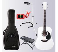 Classic Cantabile WS-10WH Chitarra Western Bianca Set con Accessori