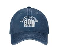 Classic Cappellino da Baseball No Worries God Got Me Cappello da Sole Traspirante Visiera Baseball per Uomo Sport Unisex