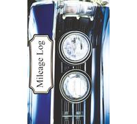 Classic Car Mileage Logbook - Blue Meteor Edition: Compact 6x9 Driving Logbook with 110 Pages for Recording Fuel, Distance and Trips