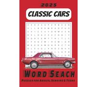 Classic Cars word search puzzle book: Word Searches with Easy to Read print about Classic cars, Classic car parts, classic car brands and More | 6x9 ... Gift for Vacations, Holidays and Free Times