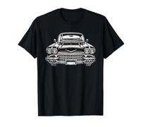 Classic Chrome Cadillac - Design vintage con vista frontale Maglietta