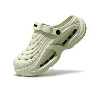Classic Clog for Men & Women, Breathable Platform Clogs with Cushioned Eva Sole for Pool Garden Indoor Outdoor (Green,35)