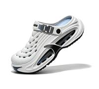 Classic Clog for Men & Women, Breathable Platform Clogs with Cushioned Eva Sole for Pool Garden Indoor Outdoor (White,46)