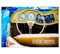 CLASSIC COCKPITS - Funktionale Kunstwerke aus einer anderen Zeit (Wandkalender 2026 DIN A2 quer), CALVENDO Monatskalender: Ein Blick in die Vergangenheit des Automobil-Designs.